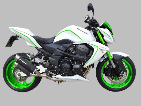 Kawasaki Z1000 Fairings (2007-2009) White, Green from KingsMotorcycleFairings.com