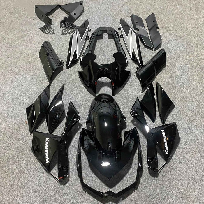 Kawasaki Z1000 Fairings (2010-2013) Black from KingsMotorcycleFairings.com