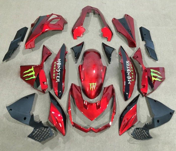 Kawasaki Z1000 Fairings (2010-2013) Candy Red Monster from KingsMotorcycleFairings.com