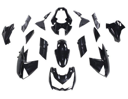 Kawasaki Z1000 Fairings (2010-2013) Gloss Black from KingsMotorcycleFairings.com