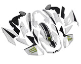 Kawasaki Z1000 Fairings (2010-2013) White, Black Monster from KingsMotorcycleFairings.com