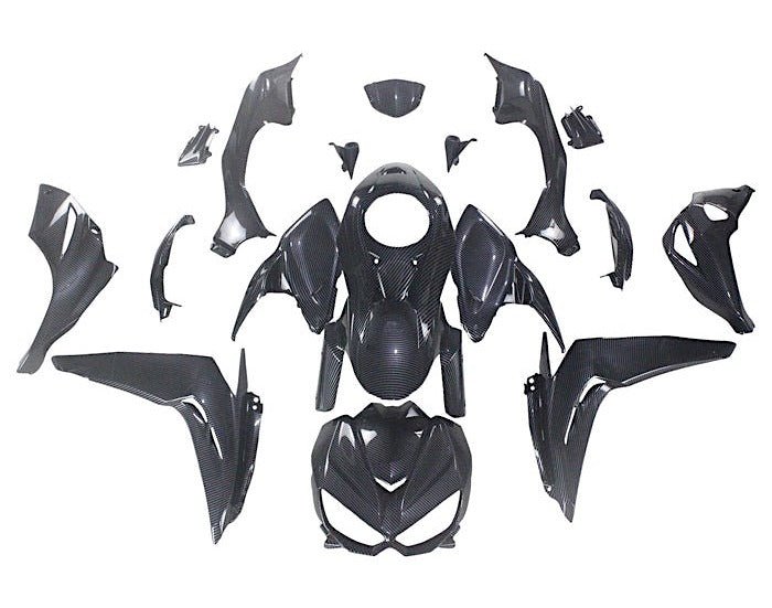 Kawasaki Z1000 Fairings (2014-2019) Faux Carbon Fiber from KingsMotorcycleFairings.com