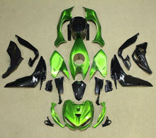 Kawasaki Z1000 Fairings (2014-2019) Green, Black from KingsMotorcycleFairings.com