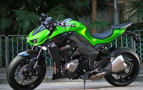 Kawasaki Z1000 Fairings (2014-2019) Green from KingsMotorcycleFairings.com