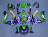 Kawasaki Z1000 Fairings (2014-2019) Purple, Green from KingsMotorcycleFairings.com