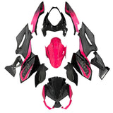 Kawasaki Z400 Fairings (2018-2024) Pink, Black from KingsMotorcycleFairings.com