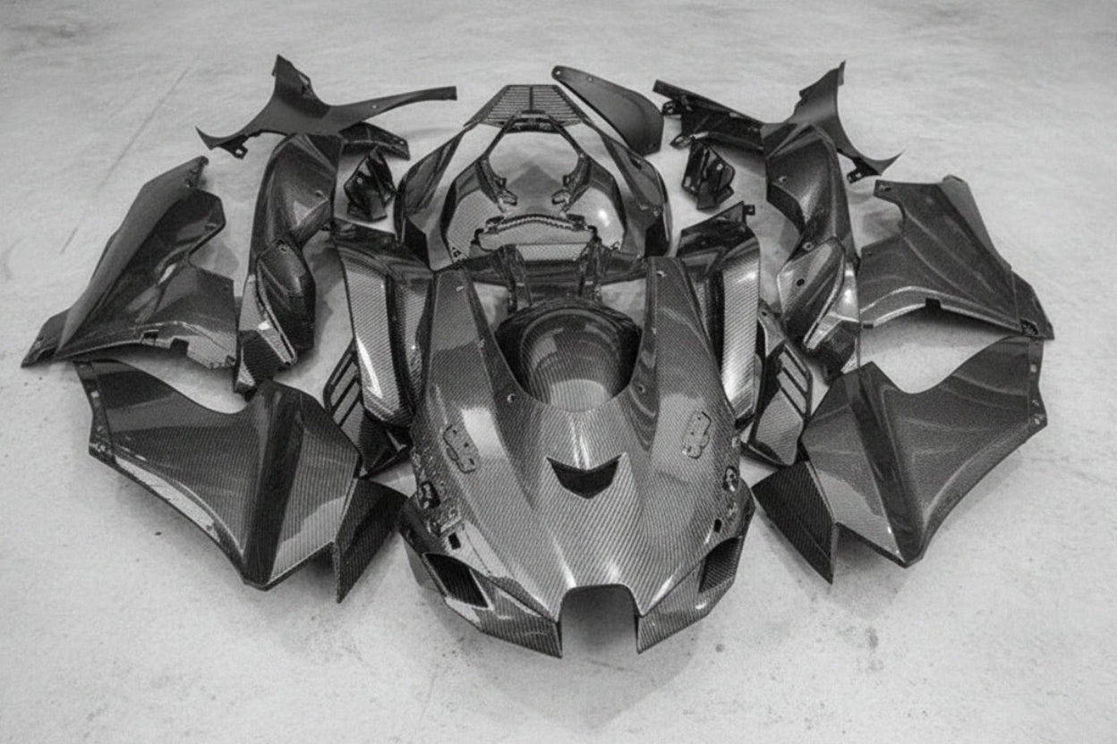 Kawasaki Ninja ZX10R (2021-2025) Faux Carbon Fiber Fairings