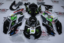 Kawasaki ZX-10R Fairings (2021-2025) Black, Green Monster at KingsMotorcycleFairings.com