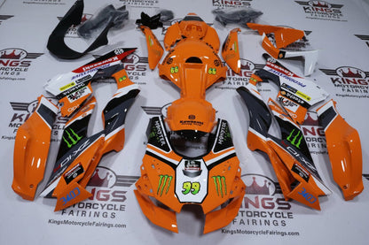 Kawasaki ZX-10R Fairings (2021-2025) Orange, Black, Monster at KingsMotorcycleFairings.com