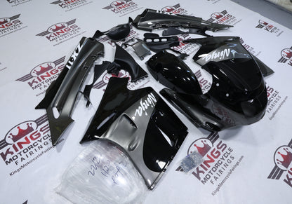 Kawasaki ZX-11 / ZZR1100 C Model Fairings (1990-1992) Black, Gray, White from KingsMotorcycleFairings.com