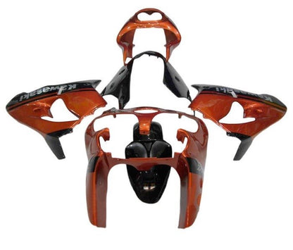 Kawasaki ZX-9R Fairings (2000-2001) Orange, Black at KingsMotorcycleFairings.com