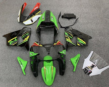 Kawasaki ZX-9R Fairings (2002-2003) Green, Black, Yellow at KingsMotorcycleFairings.com