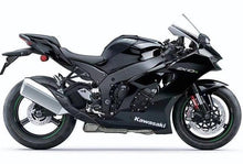 Kawasaki ZX10RR Fairings (2021-2025) Black, White at KingsMotorcycleFairings.com