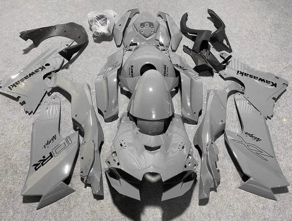 Kawasaki ZX10RR Fairings (2021-2025) Gray at KingsMotorcycleFairings.com