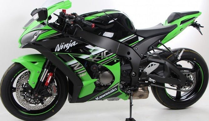 Kawasaki ZX10RR Fairings (2021-2025) Green, Black, Silver, White at KingsMotorcycleFairings.com