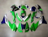 Kawasaki ZX10RR Fairings (2021-2025) Green, Blue, White at KingsMotorcycleFairings.com