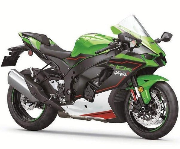 Kawasaki ZX10RR Fairings (2021-2025) Green, Matte Black, Red, White at KingsMotorcycleFairings.com