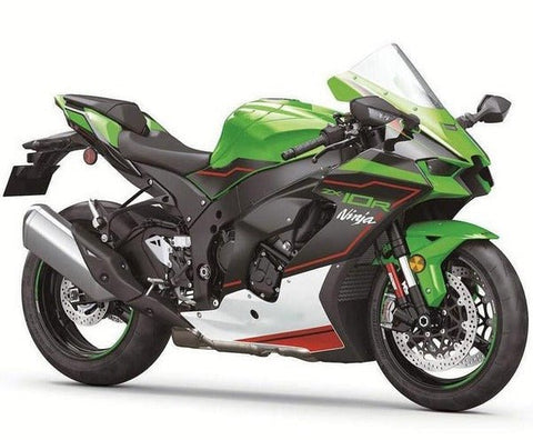 Kawasaki ZX10RR Fairings (2021-2025) Green, Matte Black, Red, White at KingsMotorcycleFairings.com