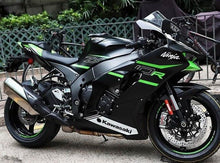 Kawasaki ZX10RR Fairings (2021-2025) Matte Black, Green, White at KingsMotorcycleFairings.com