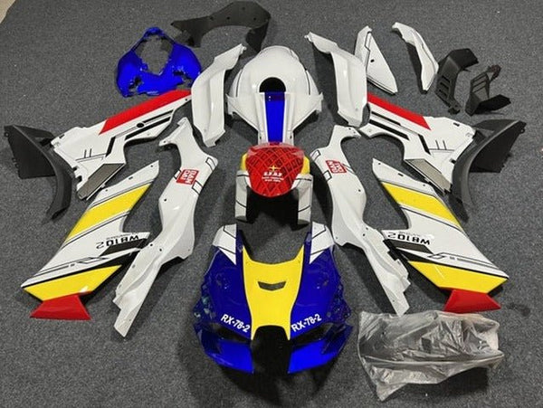 Kawasaki ZX10RR Fairings (2021-2025) White, Blue, Yellow, Red at KingsMotorcycleFairings.com