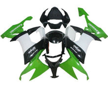 Kawasaki ZX10R Fairing Kit (2008-2010) Black, Green, White at KingsMotorcycleFairings.com