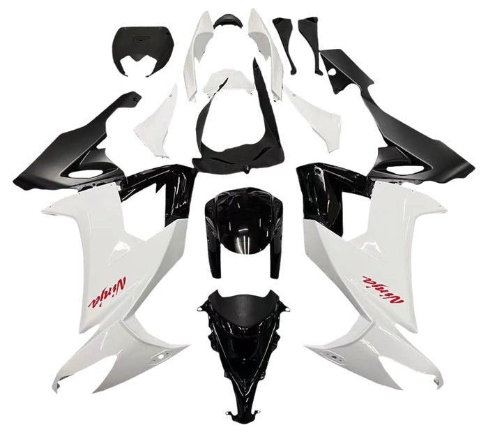 Kawasaki ZX10R Fairing Kit (2008-2010) White, Black, Matte Black, Red at KingsMotorcycleFairings.com