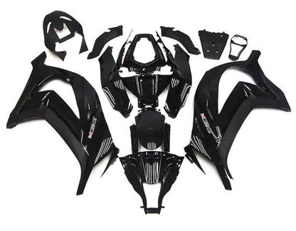 Kawasaki ZX10R Fairing Kit (2011-2015) Gloss Black, White, Red at KingsMotorcycleFairings.com