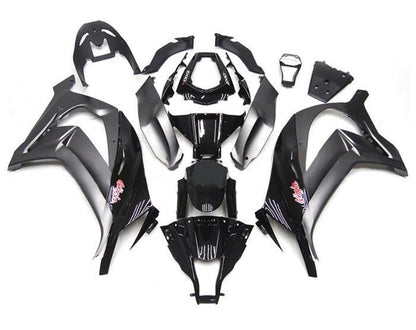 Kawasaki ZX10R Fairings (2011-2015) Black, Matte Black, Red at KingsMotorcycleFairings.com