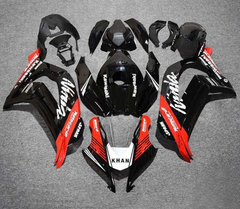 Kawasaki ZX10R Fairings (2016-2020) Black Gloss , Red, White, Spark at KingsMotorcycleFairings.com
