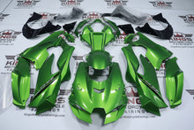 Kawasaki ZX10R Fairings (2021-2025) Green at KingsMotorcycleFairings.com