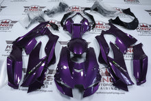Kawasaki ZX10R Fairings (2021-2025) Purple, White, Green at KingsMotorcycleFairings.com