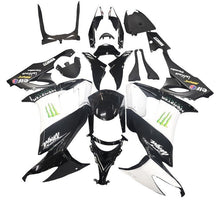 Kawasaki ZX10R Fairings Kit (2008-2010) Black, White, Monster at KingsMotorcycleFairings.com