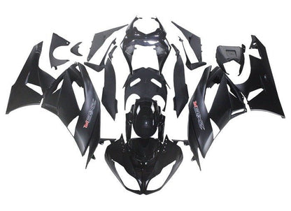 Kawasaki ZX6R 636 Fairing Kit (2009-2012) Black Gloss, Matte Black at KingsMotorcycleFairings.com