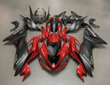 Kawasaki ZX6R 636 Fairings (2019-2023) Red, Matte Black at KingsMotorcycleFairings.com