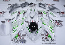 Kawasaki ZX6R 636 Fairings (2019-2023) White, Green, Black, Honeycomb at KingsMotorcycleFairings.com