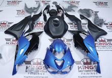 Kawasaki ZX6R 636 Fairings (2024-2025) Blue, Black, Matte Black from KingsMotorcycleFairings.com