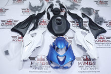 Kawasaki ZX6R 636 Fairings (2024-2025) Blue, White, Matte Black at KingsMotorcycleFairings.com