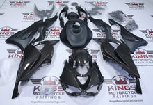 Kawasaki ZX6R 636 Fairings (2024-2025) Faux Carbon Fiber, Matte Black from KingsMotorcycleFairings.com