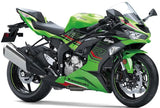Kawasaki ZX6R 636 Fairings (2024-2025) Green, Black, Red, White at KingsMotorcycleFairings.com