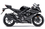 Kawasaki ZX6R Fairings (2013-2018) Black Gloss, Matte Black at KingsMotorcycleFairings.com