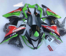 Kawasaki ZX6R Fairings (2013-2018) Black, Green, Red, White at KingsMotorcycleFairings.com