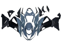 Kawasaki ZX6R Fairings (2013-2018) Gray, Matte Black at KingsMotorcycleFairings.com