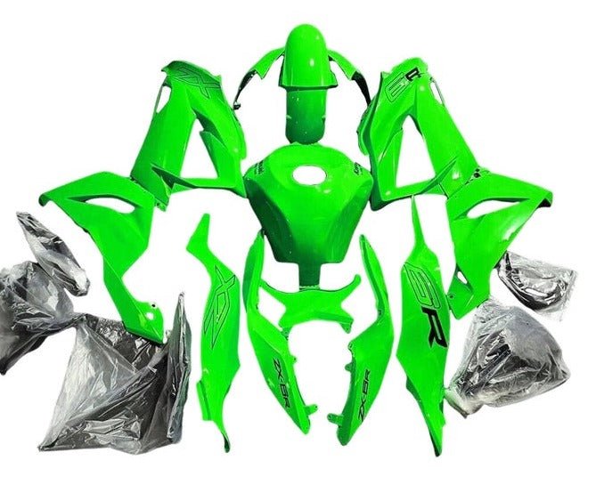 Kawasaki ZX6R Fairings (2013-2018) Green at KingsMotorcycleFairings.com