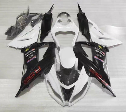 Kawasaki ZX6R Fairings (2013-2018) White, Black, Red, RSS at KingsMotorcycleFairings.com