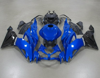 Kawasaki ZX6R Fairings (2019-2023) Blue, Black, Animal at KingsMotorcycleFairings.com