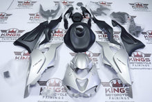 Kawasaki ZX6R Fairings (2024-2025) Silver, Matte Black at KingsMotorcycleFairings.com