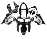 Kawasaki ZX9R Fairings (2002-2003) Black, White, West at KingsMotorcycleFairings.com
