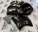Kawasaki ZZR1100 Fairing set (1990-1992) All Black at KingsMotorcycleFairings.com