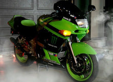 Kawasaki ZZR400 Fairing set (1993-2007) Green, Black Monster at KingsMotorcycleFairings.com