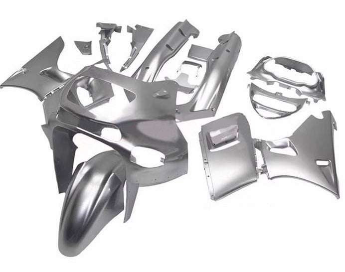 Kawasaki ZZR400 Fairings (1993-2007) Silver from KingsMotorcycleFairings.com